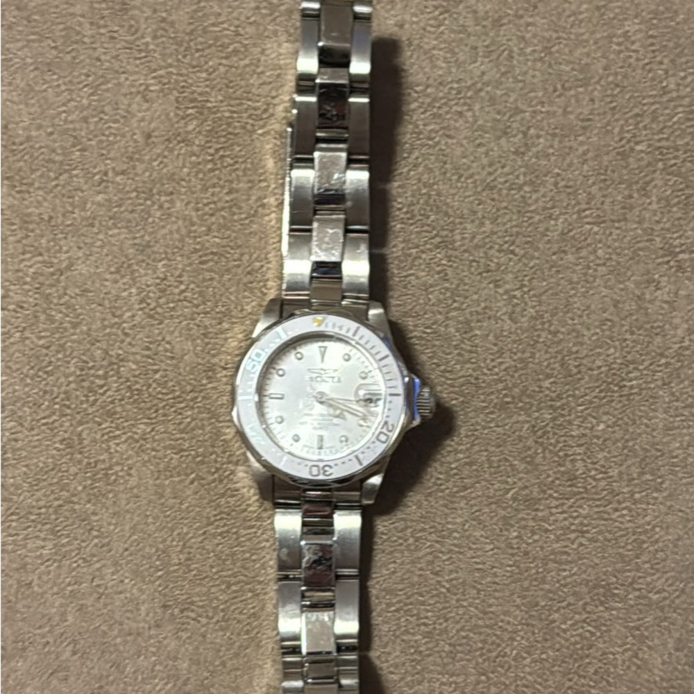 Invicta Silver Stainless Steel Watch
